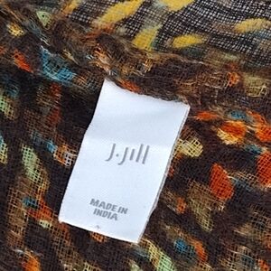 Infinity Scarf J. JILL Autumn Abstract Print Woven
